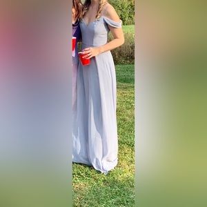 After Six Platinum Bridesmaid Dress - Size 2